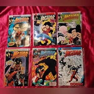 The Jaguar comic book set